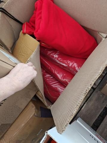 10x rode fleecedeken zweetdeken maat 205 beschikbaar voor biedingen