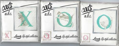 Compl. Borduurpakket Lanarte Life Style col. CatsABC 14x14cm, Hobby en Vrije tijd, Borduren en Borduurmachines, Nieuw, Borduurpakket