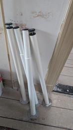 4x ADILS Ikea Bureaupoten - wit, Huis en Inrichting, Tafelonderdelen, Ophalen, Tafelpoot, Minder dan 50 cm, 50 tot 100 cm