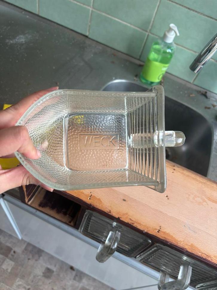 Weckpot Schenkbakjes Rekje - Vintage, Huis en Inrichting, Keuken | Keukenbenodigdheden, Gebruikt, Ophalen