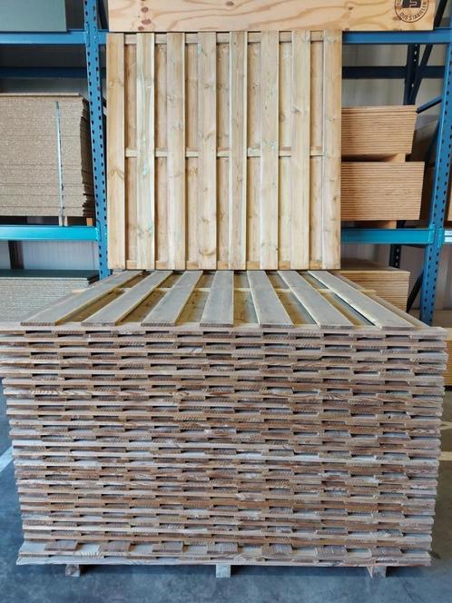 Seizoensopruiming grenen tuinscherm 180x180cm, Tuin en Terras, Tuinschermen, Nieuw, Hout, 150 tot 200 cm, 150 tot 200 cm, Ophalen