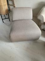 Beige design stoel - heerlijk zitcomfort! HKliving style, 75 tot 100 cm, Ophalen of Verzenden, Zo goed als nieuw, Stof