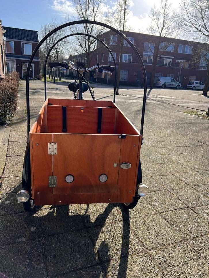Elektrische cangoo bakfiets ,zeer weinig km, Fietsen en Brommers, Fietsen | Bakfietsen, Zo goed als nieuw, Overige merken, 2 kinderen