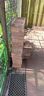 Partij rode tegels + 5 grindtegels 60x40, Tuin en Terras, Ophalen, Gebruikt, 10 m² of meer, Beton
