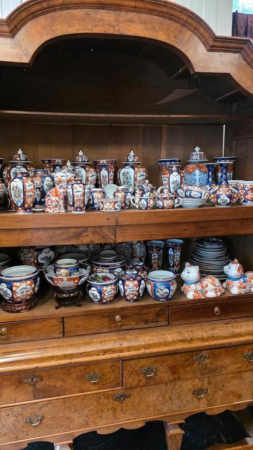 80 stuks  imari € 750, Antiek en Kunst, Antiek | Porselein, Ophalen