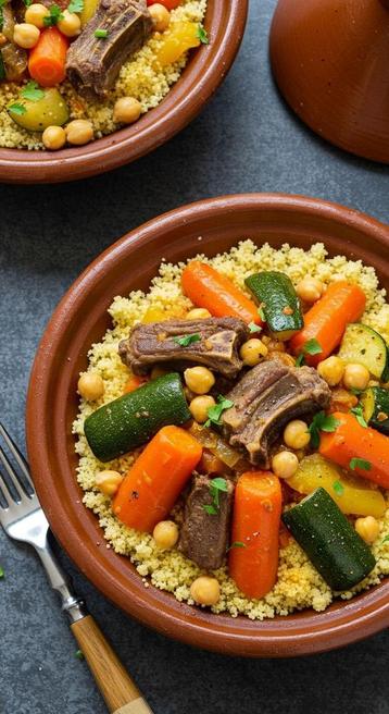 Thuisgemaakte Couscous -Vega of Lams - Bezorging NOP beschikbaar voor biedingen