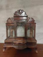 Antiek Birmaans Teak Huisaltaar / Altaarkast – Handgesneden, Ophalen of Verzenden