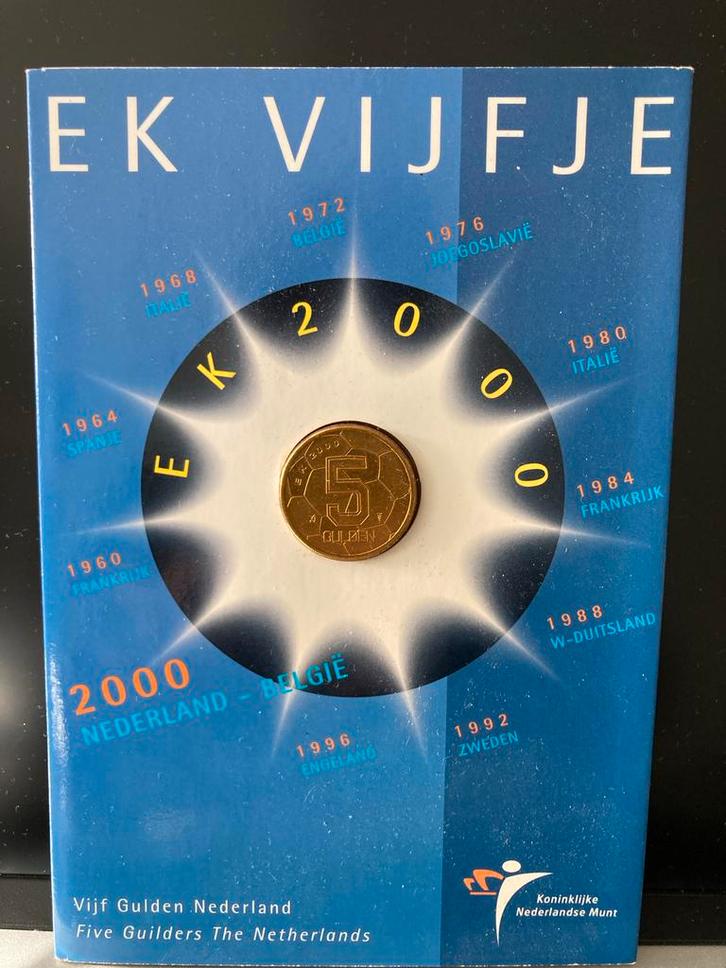 EK Vijfje 2000 - Nederland/België, Postzegels en Munten, Munten | Nederland, Losse munt, 5 gulden, Koningin Beatrix, Ophalen of Verzenden