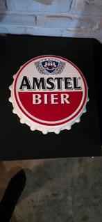 Amstel bier wandbord, Verzamelen, Biermerken, Ophalen of Verzenden, Zo goed als nieuw, Reclamebord, Plaat of Schild, Amstel