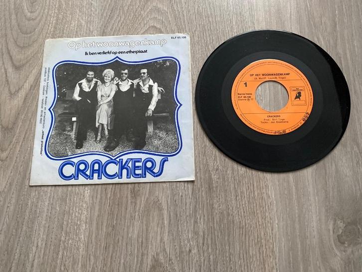 Crackers Op het woonwagenkamp, Cd's en Dvd's, Vinyl | Nederlandstalig, Zo goed als nieuw, Levenslied of Smartlap, Overige formaten