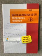 Basisvaardigheden toegepast rekenen 9789001850126, Beta, Ophalen of Verzenden, Zo goed als nieuw, Noordhoff Uitgevers