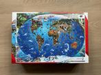 Puzzel WWF Wereldkaart Bedreigde diersoorten 3000 stukjes ff, Ophalen of Verzenden, Zo goed als nieuw