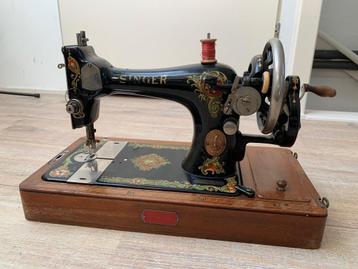 Antieke Singer naaimachine – bouwjaar 1917 beschikbaar voor biedingen