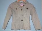 Stoere beige JNS jas, mt 128, ZGAN, Kinderen en Baby's, Kinderkleding | Maat 128, Meisje, Ophalen of Verzenden, Zo goed als nieuw