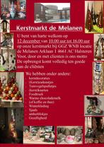 Kerstmarkt de Melanen GGZ WNB Halsteren, Ophalen, Zo goed als nieuw