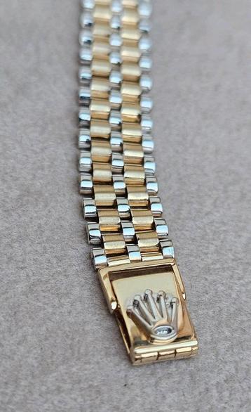 Rolex 14k gouden armband bi-color 14.3 gram beschikbaar voor biedingen