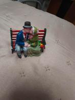 Lemax man en vrouw op bankje, Verzamelen, Beelden en Beeldjes, Ophalen of Verzenden, Zo goed als nieuw, Mens