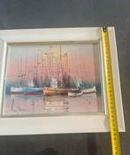 Schilderij met lijst - Zeilboten, Antiek en Kunst, Ophalen