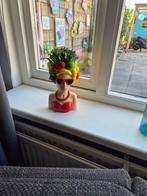 Bloempothoofd met kunstbloem, Ophalen, Zo goed als nieuw