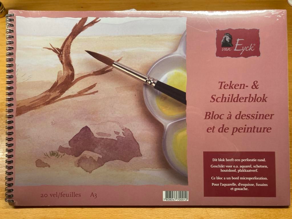 Van Eyck Teken- & Schilderblok A3, Hobby en Vrije tijd, Schilderen, Ophalen of Verzenden, Nieuw, Doek