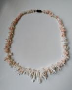Vintage roze koraal ketting, Sieraden, Tassen en Uiterlijk, Kettingen, Ophalen of Verzenden, Zo goed als nieuw, Roze