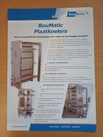 Folder BouMatic plaatkoelers, Ophalen of Verzenden, Gelezen, Tractor en Landbouw
