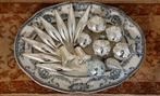 17 Vintage zilveren kerstballen met Gratis piek, Diversen, Ophalen of Verzenden