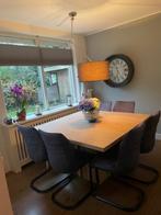 Eettafel vierkant, Huis en Inrichting, Tafels | Eettafels, Ophalen, Gebruikt, Vijf personen of meer, Modern
