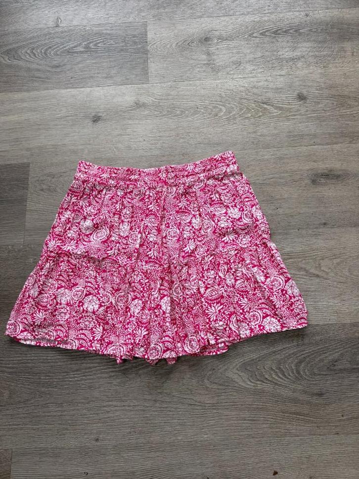 ONLY  / Pigalle skort roze wit maat S nieuwstaat DW, Kleding | Dames, Broeken en Pantalons, Zo goed als nieuw, Maat 36 (S), Roze