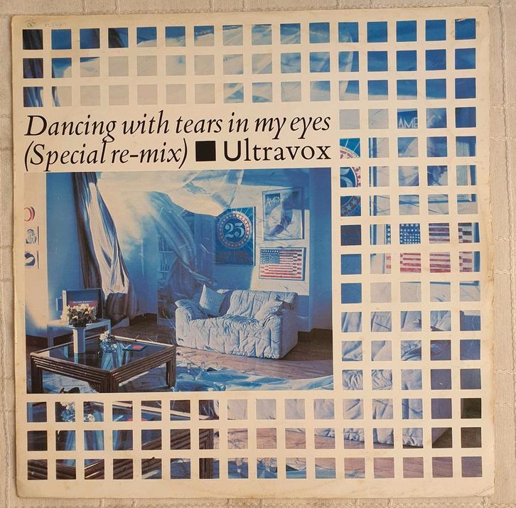Vinyl 12" Ultravox -'Dancing with tears in my eyes - 1984, Cd's en Dvd's, Vinyl | Pop, Zo goed als nieuw, 1980 tot 2000, 12 inch