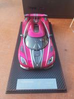 1:18 koenigsegg Agera s, No 6-50, Chrome Pink, Hobby en Vrije tijd, Modelauto's | 1:18, Ophalen of Verzenden, Zo goed als nieuw