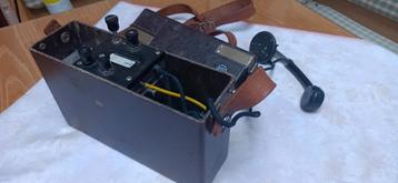 Vintage Ericsson Draagbare Veldtelefoon beschikbaar voor biedingen