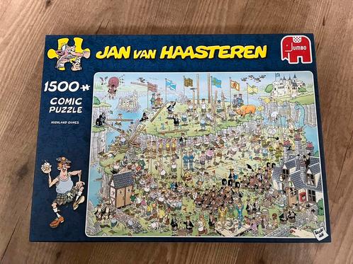 Jan van Haasteren 1500 stukjes Puzzel - Highland Games, Hobby en Vrije tijd, Denksport en Puzzels, Zo goed als nieuw, Legpuzzel
