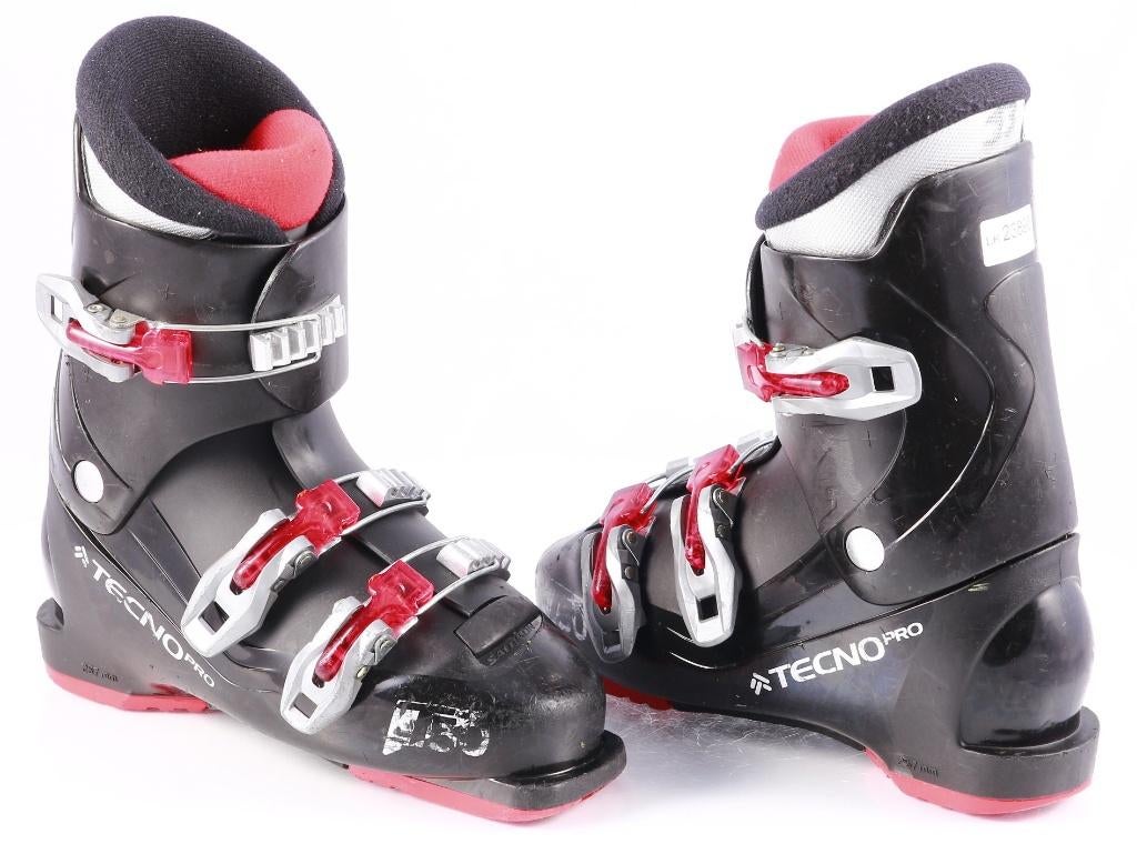 33 34 EU kinder skischoenen TECNO PRO T50, black/grey, Overige merken, Gebruikt, 100 tot 140 cm, Schoenen