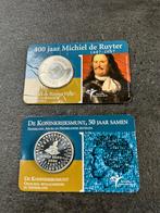 400 jaar Michiel de Ruyter  en de koninkrijksmunt, Ophalen of Verzenden, Koningin Beatrix, Euro's