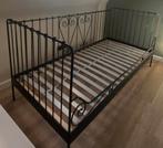 Ikea Meldal bed 90 x 200 zwart spijlen, Huis en Inrichting, Slaapkamer | Bedden, Ophalen, 90 cm, Eenpersoons, Zwart