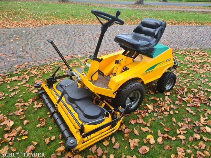 Stiga villa frontmaaier mulch maaier mulchmaaier., Tuin en Terras, Zitmaaiers, Gebruikt, 90 tot 120 cm, Elektrische starter, Mulchfunctie