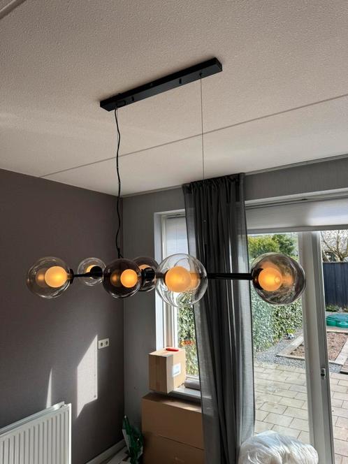 Coco maison hanglamp (inclusief lampen), Huis en Inrichting, Lampen | Hanglampen, Zo goed als nieuw, 75 cm of meer, Glas, Ophalen