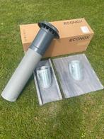 1 x Thermoduct loodslab Ø 180 mm/45 gr + dakdoorvoer Ø180mm, Doe-het-zelf en Verbouw, Ventilatie en Afzuiging, Ophalen, Nieuw