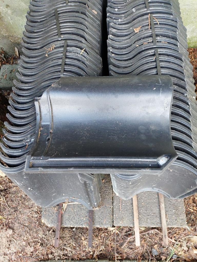 Dakpannen OVH  zwart, Ophalen, Steen of Klei, Blauw, Nieuw