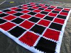 granny squares kleed sprei retro 170 x 145, Huis en Inrichting, Woonaccessoires | Plaids en Woondekens, Ophalen of Verzenden, Zo goed als nieuw