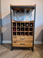 Wijnkast hout, Ophalen, 5 tot 15 flessen, Zo goed als nieuw, 75 cm of meer