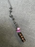 Trollbeads edelsteen, zilver, ketting, uil, Sieraden, Tassen en Uiterlijk, Bedels, Ophalen of Verzenden, Zo goed als nieuw, Trollbeads