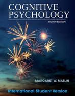 Cognitive Psychology - Margaret Matlin, Boeken, Studieboeken en Cursussen, Margaret Matlin, Ophalen of Verzenden, Zo goed als nieuw