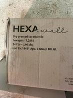 Hexagon Wandtegels 7,3x15 - Nieuw in Doos!, Ophalen, Nieuw, Minder dan 20 cm, Minder dan 5 m²