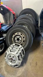 Wielen fiat ducato heavy 5x130  met goede banden, Auto-onderdelen, Ophalen, 16 inch, Continental, Continental