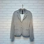 10 Days Blazer Maat 2 Grijs Wit Krijtstreep Distressed, Verzenden, 10days, Zo goed als nieuw, Jasje