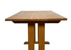 Vintage shaker eettafel in eiken minimalistisch design jaren, Huis en Inrichting, Tafels | Eettafels, Gebruikt, 100 tot 150 cm