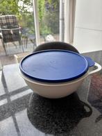 Tupperware superkom 2,75 liter wit blauw, Ophalen of Verzenden, Zo goed als nieuw, Wit, Bak of Kom