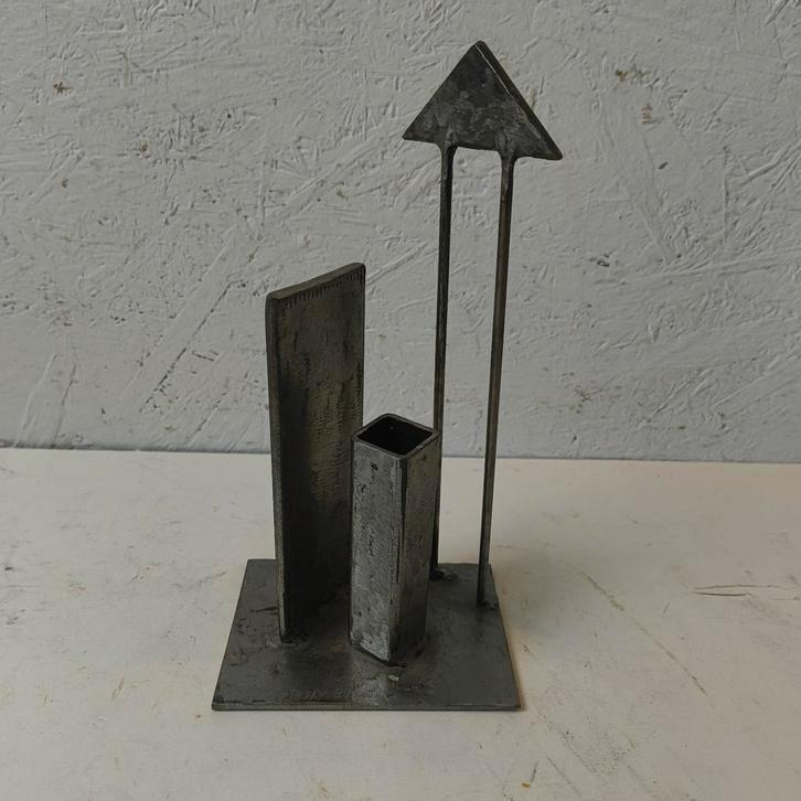 Serge Lotosky (Canada) abstract werk staal gesigneerd, Antiek en Kunst, Kunst | Beelden en Houtsnijwerken, Ophalen of Verzenden